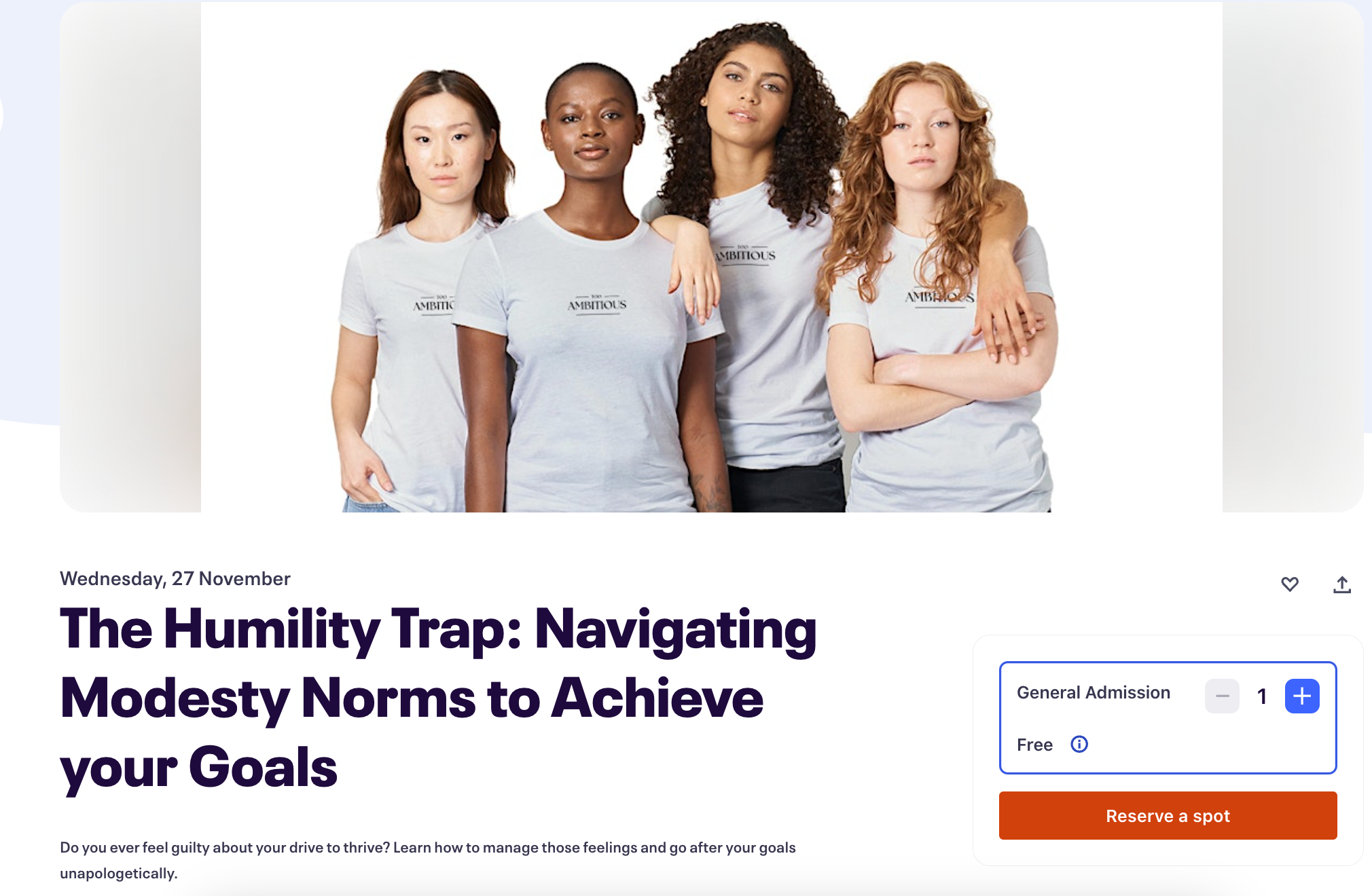 The Humility Trap: Navigating Modesty Norms to Achieve your Goals